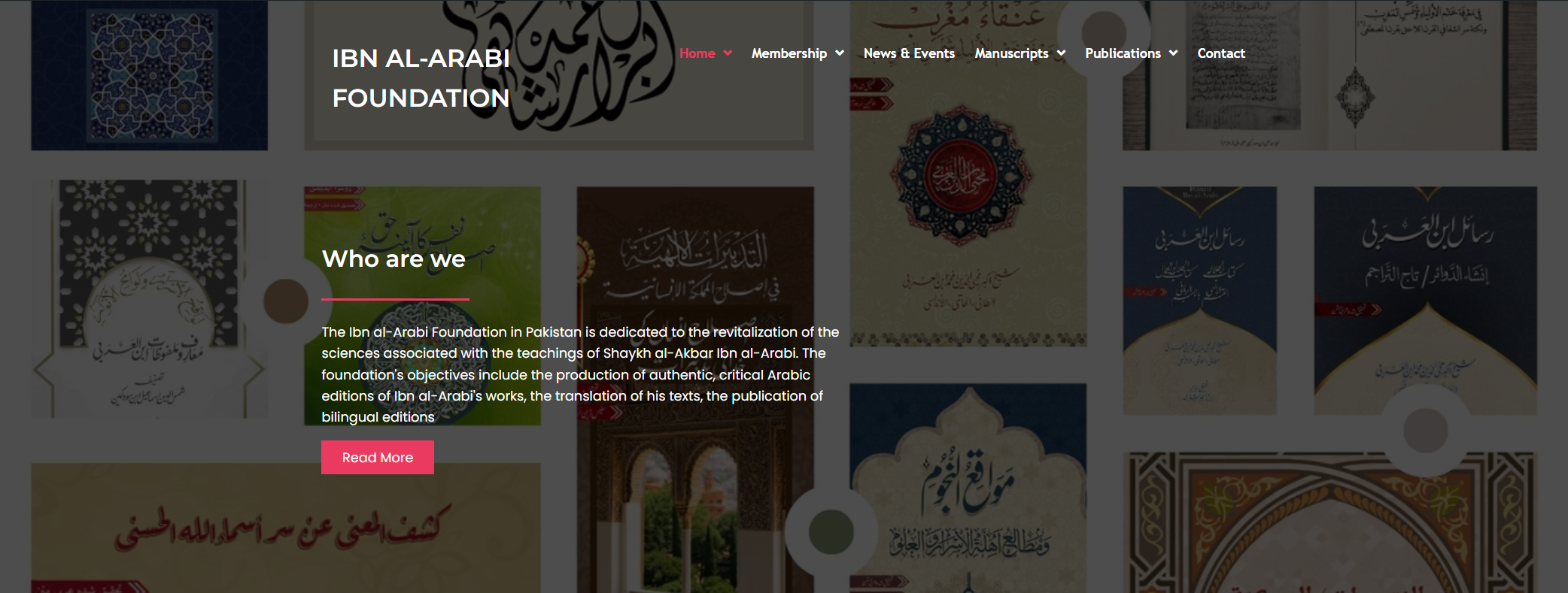 website | Ibn al-Arabi Foundation June 3, 2023 Website updated to WordPress